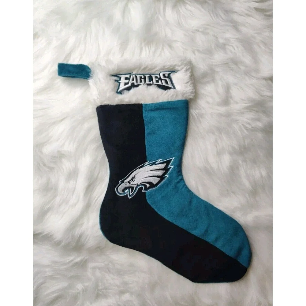 Philadelphia Eagles RETRO NFL Colorblock Christmas Stocking‎